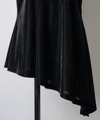 【予約開始待ち】2wayシアーベロアアシンメトリーTOPS