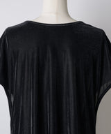【予約開始待ち】2wayシアーベロアアシンメトリーTOPS