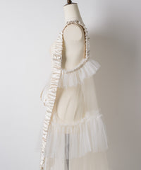 【再入荷予約】【REVIVAL】【J1U by LA BELLE ETUDE】シースルーボリュームチュールデザインジレ