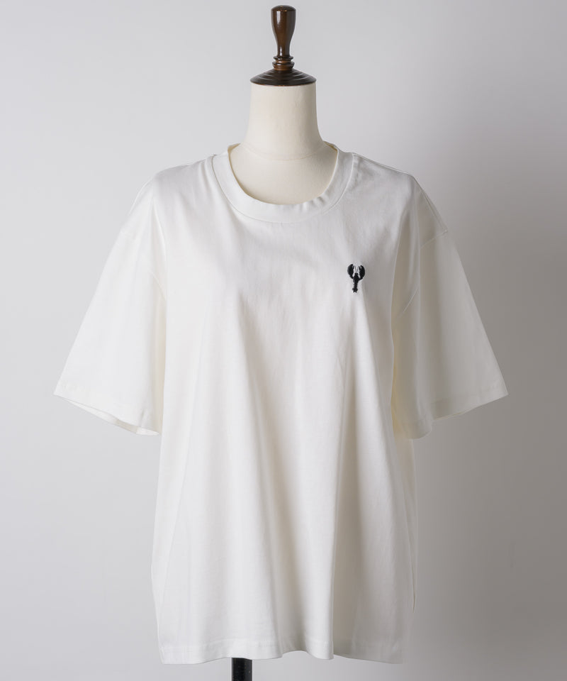 【LOB】ロブスター刺繍Tシャツ