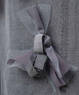 【予約開始待ち】【J1U by LA BELLE ETUDE】many ribbon denim skirt