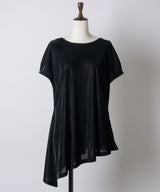 【予約】2wayシアーベロアアシンメトリーTOPS