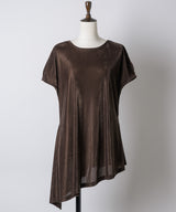 【予約】2wayシアーベロアアシンメトリーTOPS