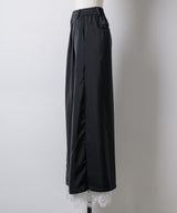 【予約】深スリットコンシール×レースデザインワイドパンツ