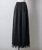 【予約】深スリットコンシール×レースデザインワイドパンツ