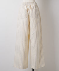 【GIUNON】piping pocket stripe pants / パイピングポケットストライプパンツ