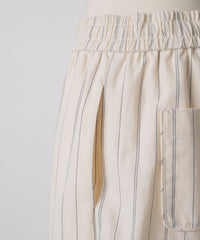 【GIUNON】piping pocket stripe pants / パイピングポケットストライプパンツ