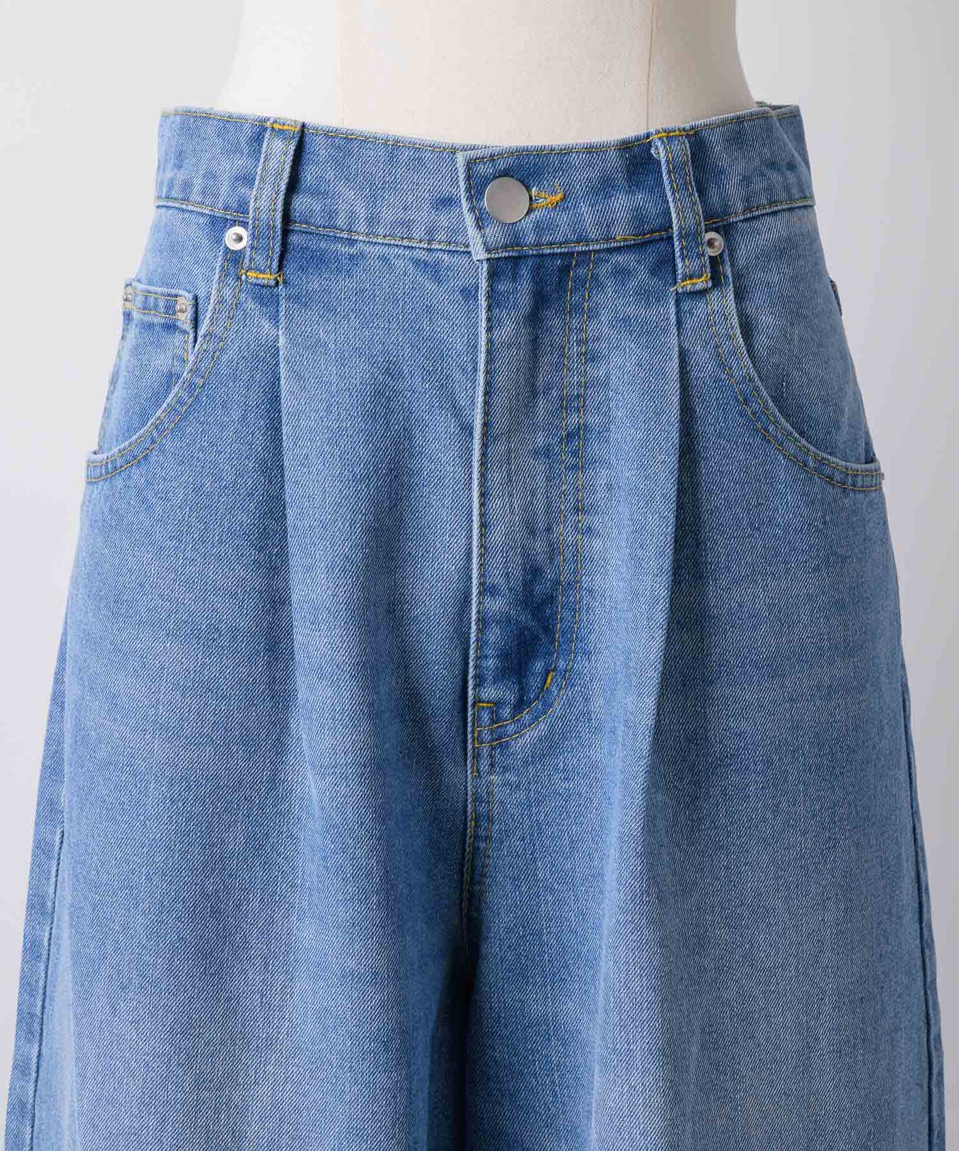 yae】Super wide mens like denim – LA BELLE ETUDE online store