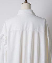 【予約10%OFF】【J1U by LA BELLE ETUDE】レトロレースアシメデザインシャツ