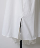 【予約10%OFF】【J1U by LA BELLE ETUDE】レトロレースアシメデザインシャツ