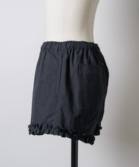 【GIUNON】hem frill short pants / ヘムフリルショートパンツ