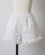 【GIUNON】hem frill short pants / ヘムフリルショートパンツ