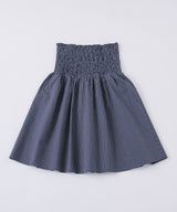 【GIUNON】shirring midi check skirt / シャーリングミディチェックスカート