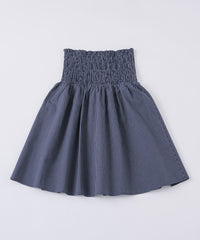 【GIUNON】shirring midi check skirt / シャーリングミディチェックスカート