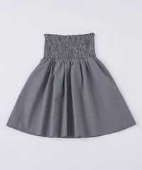 【GIUNON】shirring midi check skirt / シャーリングミディチェックスカート