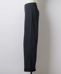 【GIUNON】hem frill wide pants / ヘムフリルワイドパンツ