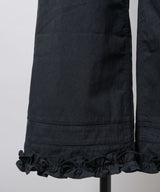 【GIUNON】hem frill wide pants / ヘムフリルワイドパンツ