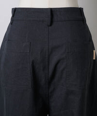 【GIUNON】hem frill wide pants / ヘムフリルワイドパンツ