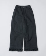 【GIUNON】hem frill wide pants / ヘムフリルワイドパンツ