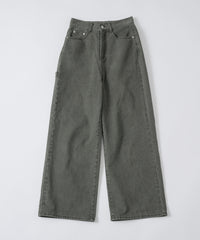 【GIUNON】back belt adjustable denim / バックベルトアジャスタブルデニム