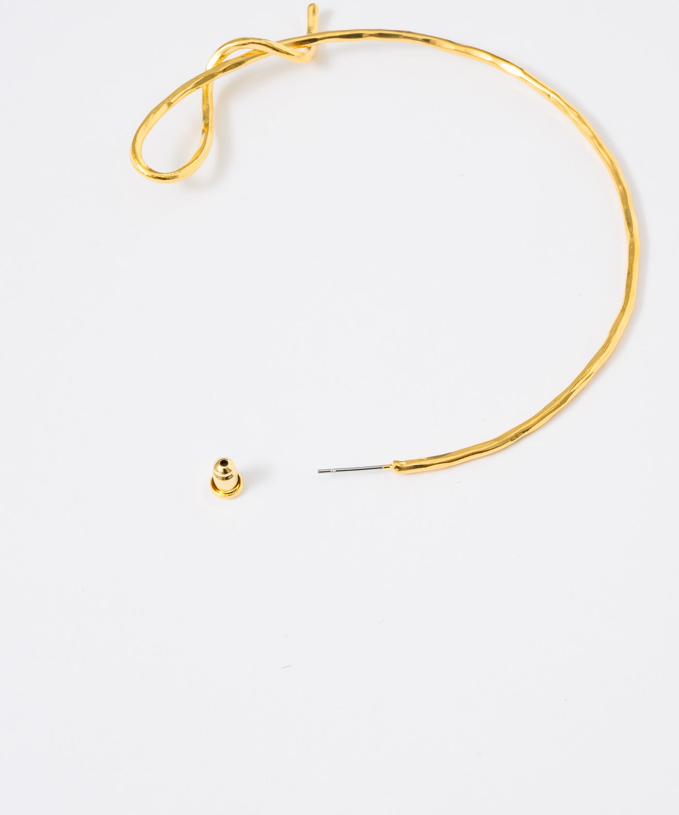 loni】Spiral Needle Pierce/スパイラルニードルフープピアス