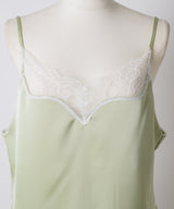 【GIUNON】satin lace frill camisole / サテンレースフリルキャミソール