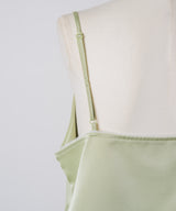 【GIUNON】satin lace frill camisole / サテンレースフリルキャミソール