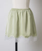 【GIUNON】satin lace mini skirt /  サテンレースミニスカート