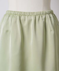 【GIUNON】satin lace mini skirt /  サテンレースミニスカート
