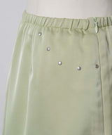 【GIUNON】satin lace mini skirt /  サテンレースミニスカート