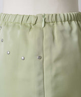 【GIUNON】satin lace mini skirt /  サテンレースミニスカート
