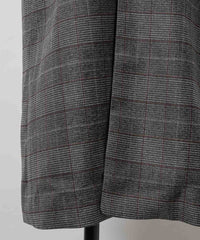 【予約開始待ち】フーディ×チェック2way longジャケット