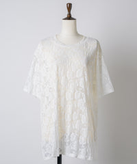 【yae】lace T-shirts / レースTシャツ