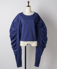 【予約】ボリュームデザインギャザーTOPS
