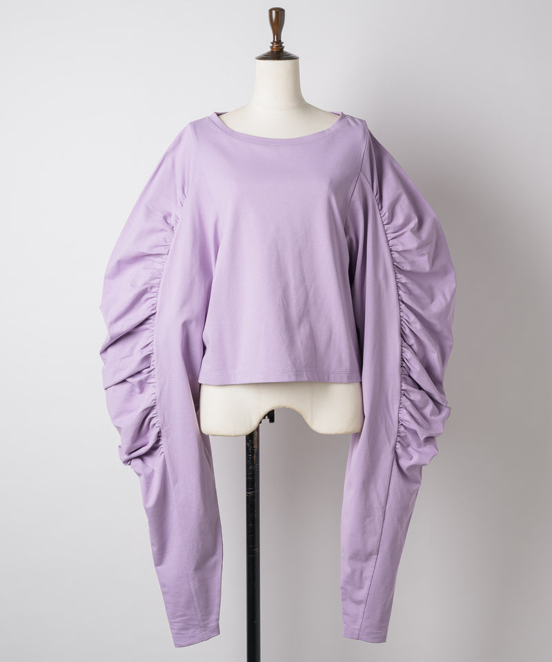【予約】ボリュームデザインギャザーTOPS