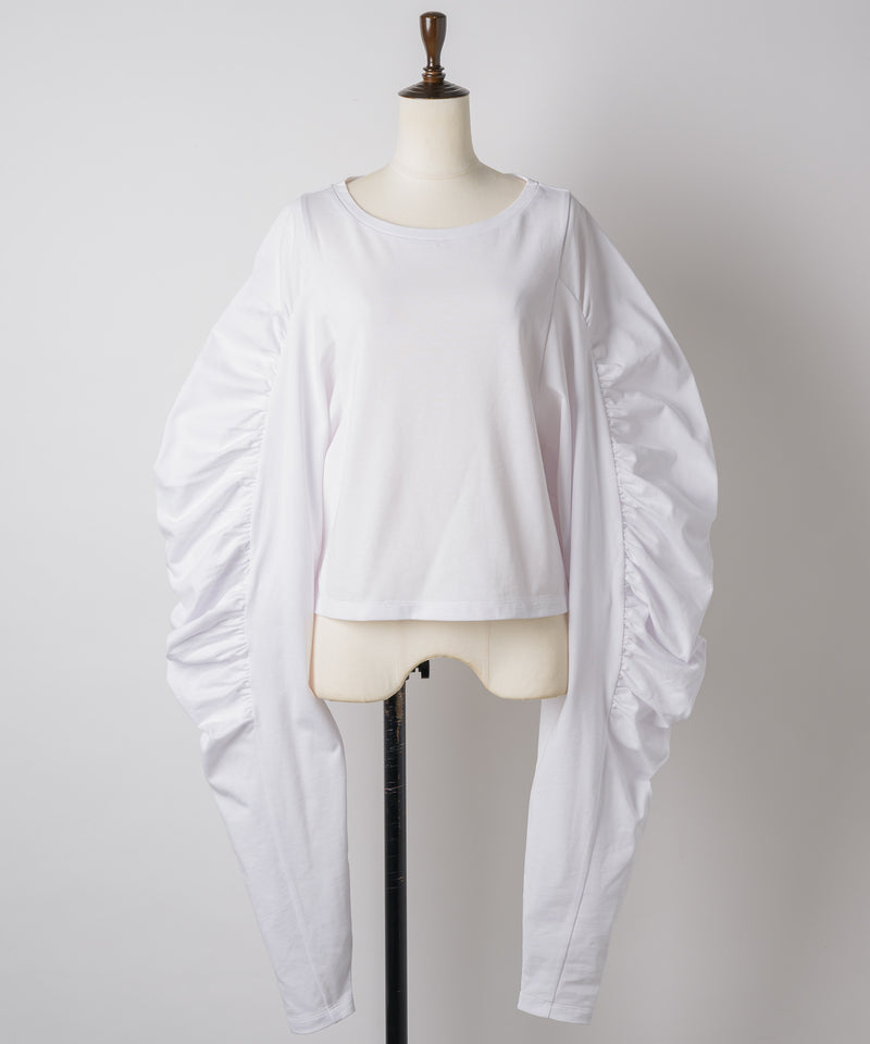 【予約】ボリュームデザインギャザーTOPS