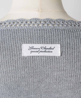 【GIUNON】flower knit cardigan / フラワーニットカーディガン