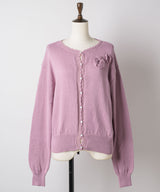 【GIUNON】flower knit cardigan / フラワーニットカーディガン