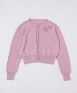 【GIUNON】flower knit cardigan / フラワーニットカーディガン
