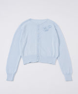 【GIUNON】flower knit cardigan / フラワーニットカーディガン