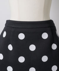 【GIUNON】dot bonding mini skirt / ドットボンディングミニスカート