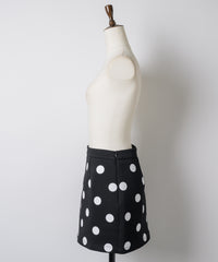 【GIUNON】dot bonding mini skirt / ドットボンディングミニスカート