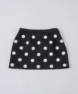 【GIUNON】dot bonding mini skirt / ドットボンディングミニスカート