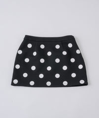 【GIUNON】dot bonding mini skirt / ドットボンディングミニスカート