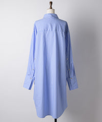 【yae】Multi way stripe shirt / マルチウェイストライプシャツ