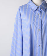 【yae】Multi way stripe shirt / マルチウェイストライプシャツ