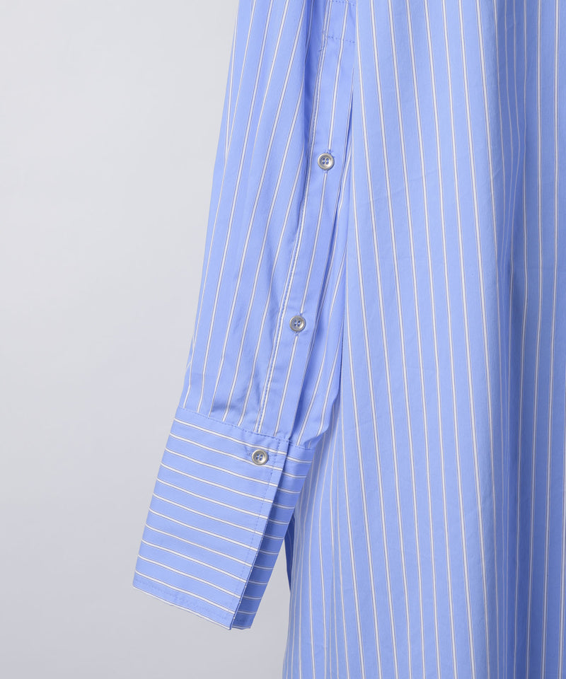 【yae】Multi way stripe shirt / マルチウェイストライプシャツ