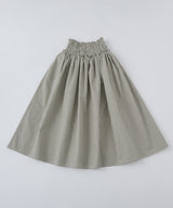 【GIUNON】shirring frill check skirt / シャーリングフリルチェックスカート