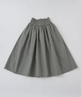 【GIUNON】shirring frill check skirt / シャーリングフリルチェックスカート