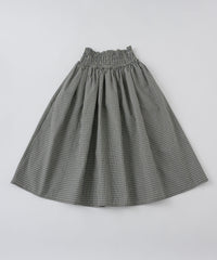 【GIUNON】shirring frill check skirt / シャーリングフリルチェックスカート